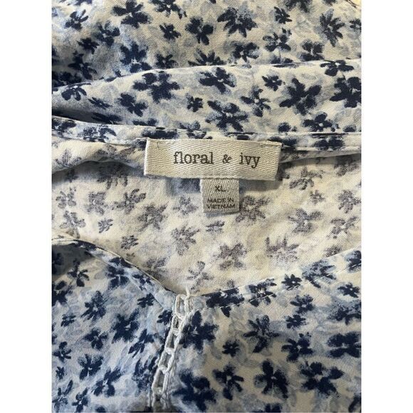 ❤️Floral & Ivy Floral Print Shirt - Picture 4 of 4